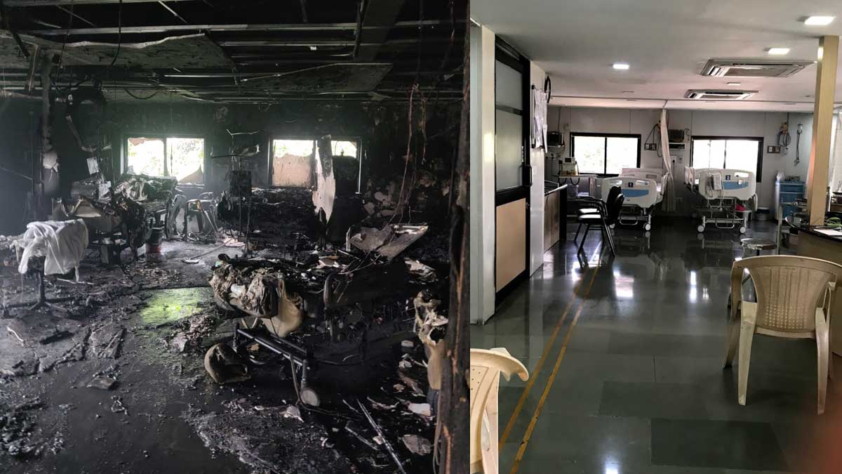 Shrey Hospital, 8 COVID 19 patients die due to fire in Ahmedabad